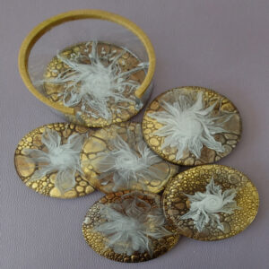 Untersetzer gold