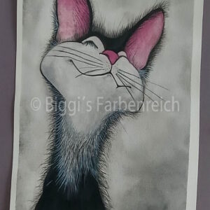 Freche Katze