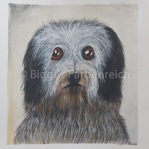 traurige Hund